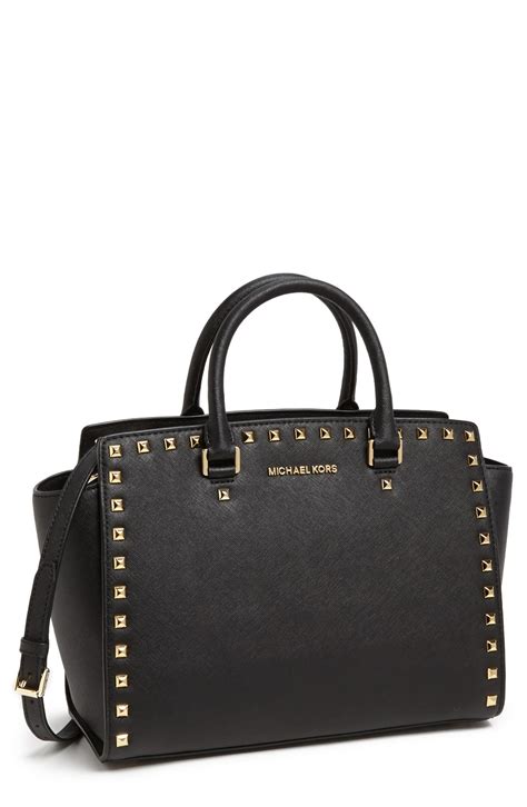 michael kors selma large black|michael kors selma saffiano.